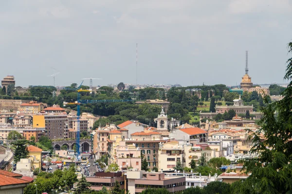 Série Voyage - Italie. Vue au-dessus du centre de Rome, Italie . — Photo