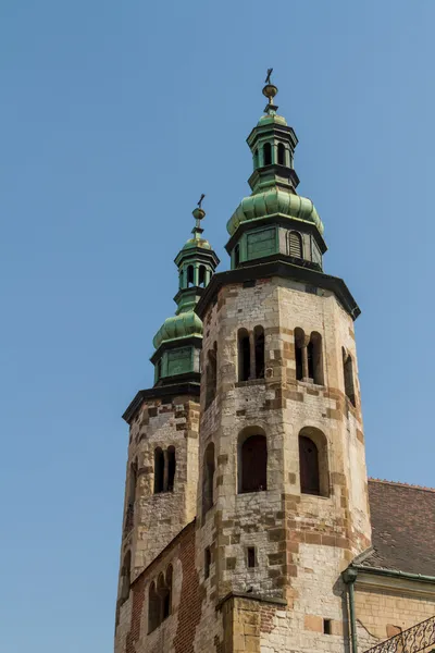 Eglise romane de la tour St Andrew à Cracovie — Photo