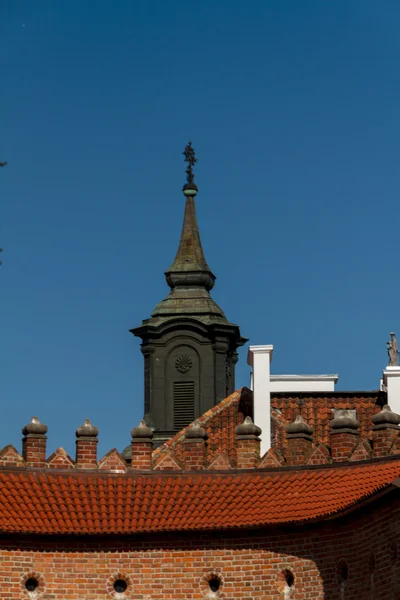 폴란드의 명소입니다. 르네상스 barbican 와르소 오래 된 도시 — 스톡 사진