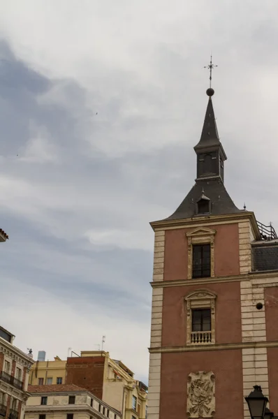 Straßenansicht in Madrid — Stockfoto