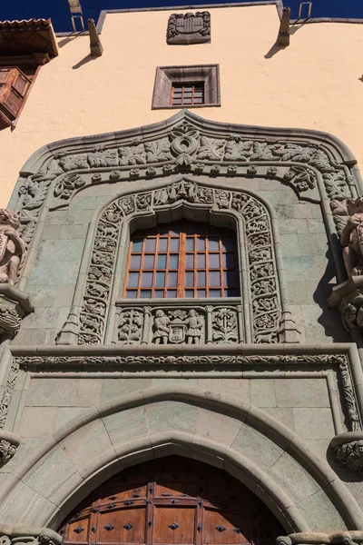 西班牙加那利群岛拉斯帕尔马，哥伦布房子 （casa de 冒号） — 图库照片
