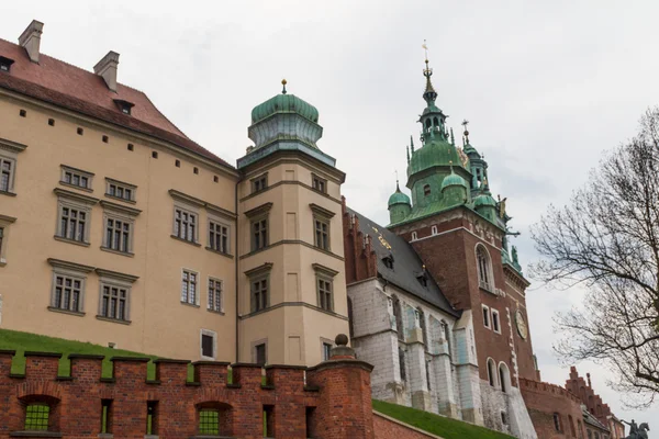 Royal castle in Wawel, Krakow Royalty Free Stock Images