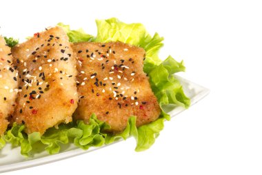 limon ile kavrulmuş balık