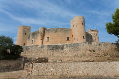 Bellver castle castillo kuleye Mayorka, palma de mallorca ba