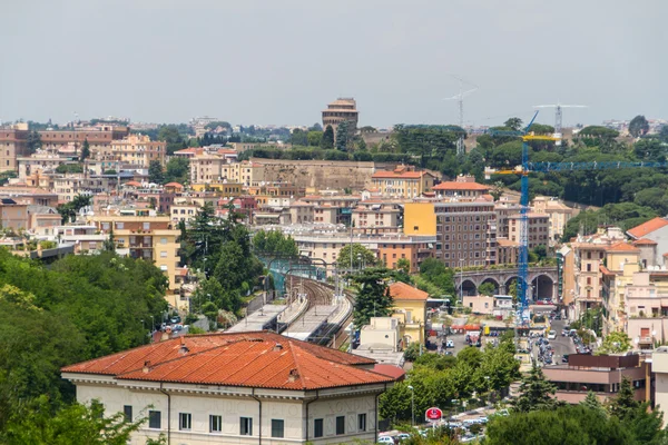 Travel Series - Itália. Vista acima do centro de Roma, Itália . — Fotografia de Stock
