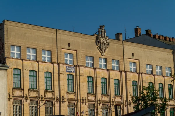 Edifício histórico em Cracóvia. Polónia — Fotografia de Stock