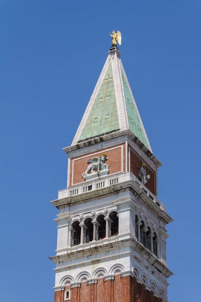 San Marcoplein campanile - campanile di san marco in het Italiaans, de bel — Stockfoto