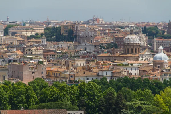 Serie - Italië reizen. bekijken boven het centrum van rome, Italië. — Stockfoto