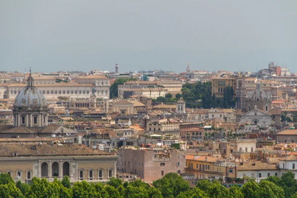 Serie - Italië reizen. bekijken boven het centrum van rome, Italië. — Stockfoto