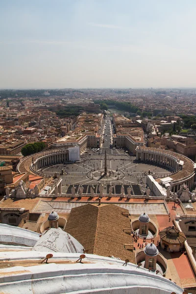 Sint-Pietersplein van rome in Vaticaanstad staat — Stockfoto