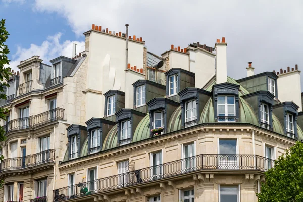 Beautiful Parisian streets view paris,france Europe — Stock Photo, Image