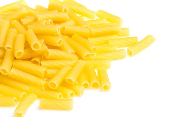 Macro closeup of penne pasta background texture — Stock Photo, Image