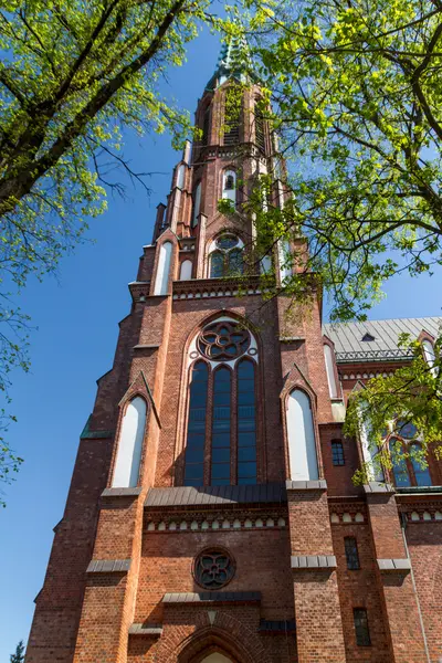 Saint florian's cathedral i Warszawa, Polen — Stockfoto