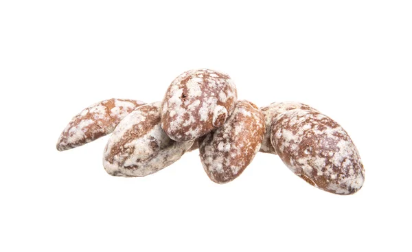 Montón de deliciosas galletas aisladas sobre fondo blanco —  Fotos de Stock