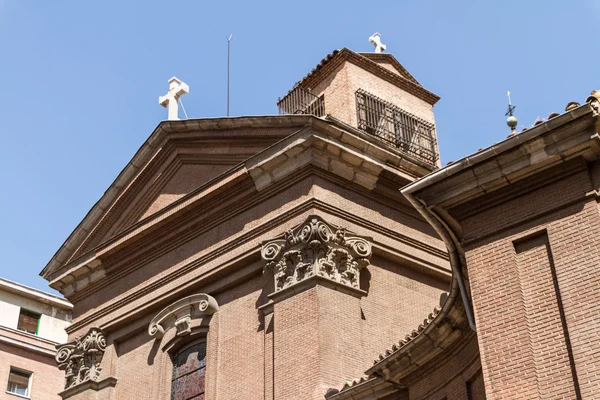 Straßenansicht in Madrid — Stockfoto