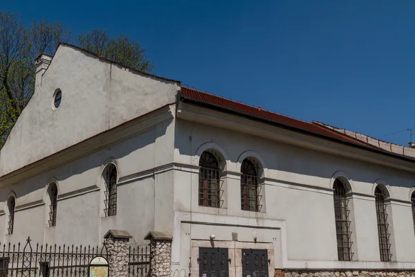 Krakau - een unieke architectuur in de oude Joodse wijk Kazimierz — Stockfoto