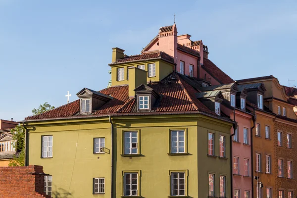 Slottstorget i Warszawa, Polen — Stockfoto