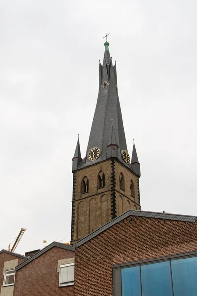 The historical center of Dusseldorf (Germany) on the Rhine (Stit — Stock Photo, Image