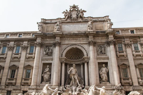 Fountain di Trevi - most famous Rome's fountains in the world. I Stock Picture