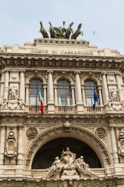 Roma, İtalya. eski şehrin tipik mimari detaylar
