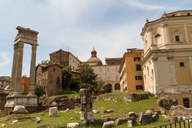 Harabeleri ile teatro di marcello, Roma - İtalya