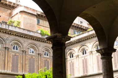 Roma, İtalya. eski şehrin tipik mimari detaylar