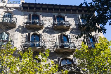 binalar cepheler mimari ilgi büyük: barcelona - İspanya