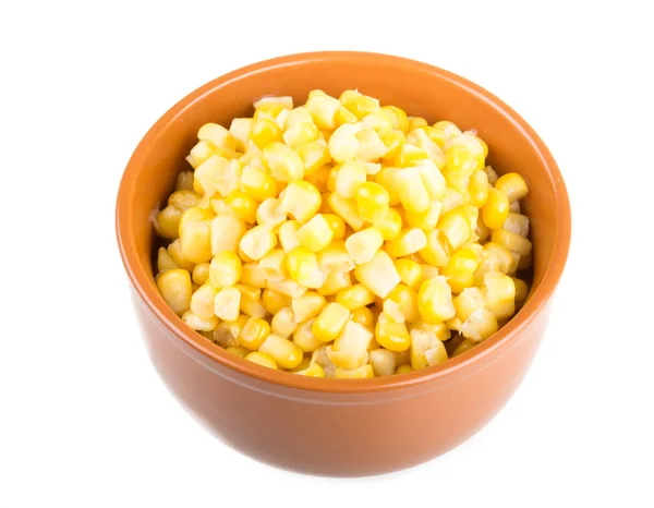 Maïs in een kom — Stockfoto