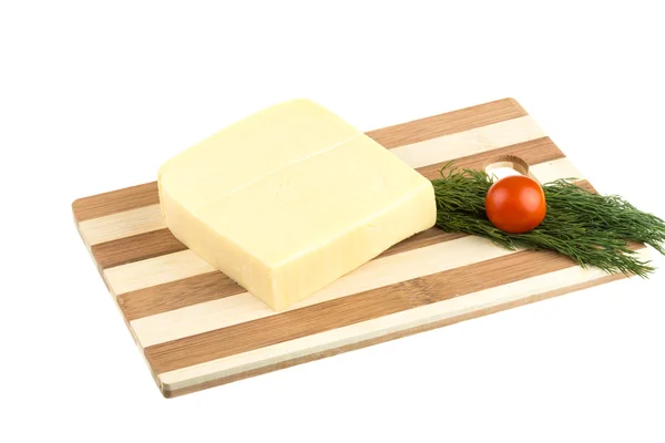 Cheese isolated on white background — Stock Photo, Image