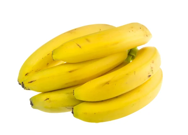 Bunch of bananas on white background Stock Image