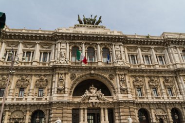 Roma, İtalya. eski şehrin tipik mimari detaylar
