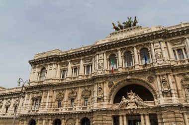 Roma, İtalya. eski şehrin tipik mimari detaylar