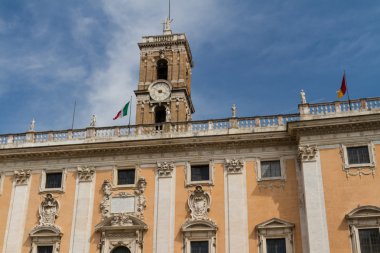 Roma, İtalya 'daki Campidoglio Meydanı