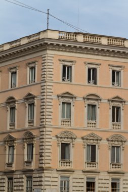 Roma, İtalya. eski şehrin tipik mimari detaylar