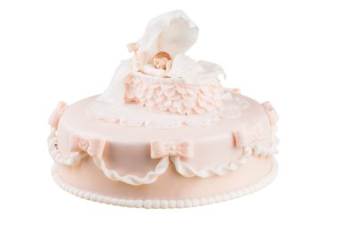 handmande doğum günü pastası bir portre sahne atış