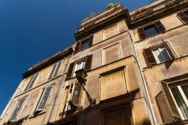 Roma, İtalya. eski şehrin tipik mimari detaylar