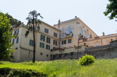 Roma, İtalya. eski şehrin tipik mimari detaylar