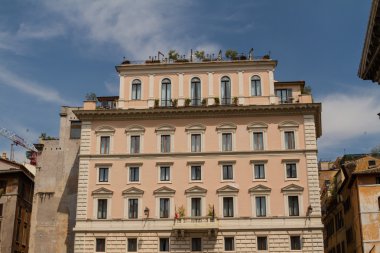 Roma, İtalya. eski şehrin tipik mimari detaylar