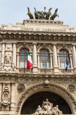 Roma, İtalya. eski şehrin tipik mimari detaylar
