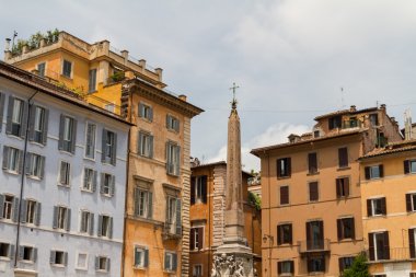 Roma, İtalya. eski şehrin tipik mimari detaylar