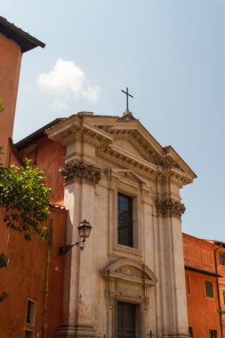 Roma, İtalya. eski şehrin tipik mimari detaylar