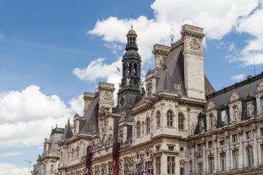 Tarihi bina Paris'te Fransa