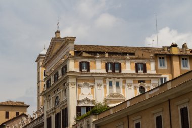 Roma, İtalya. eski şehrin tipik mimari detaylar