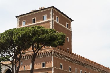 Roma, İtalya. eski şehrin tipik mimari detaylar