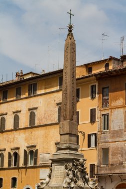 Roma, İtalya. eski şehrin tipik mimari detaylar