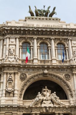 Roma, İtalya. eski şehrin tipik mimari detaylar