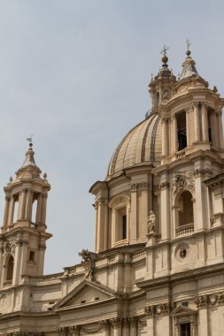 SAINT Agnese içinde agone piazza navona, Roma, İtalya