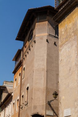 Roma, İtalya. eski şehrin tipik mimari detaylar
