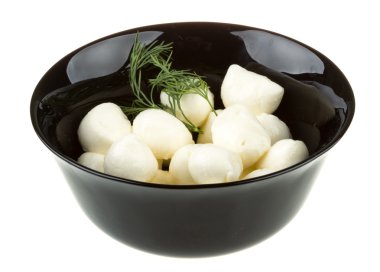 Fotoğraf küçük mozzarellalı lezzetli kiraz