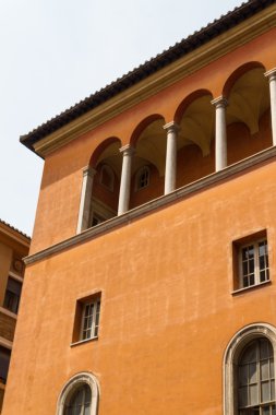 Roma, İtalya. eski şehrin tipik mimari detaylar